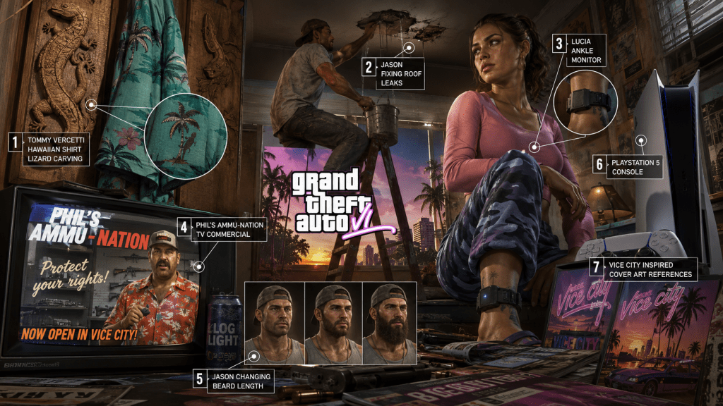 7 Easter Egg GTA 6 Tersembunyi yang Jutaan Penonton Terlewatkan