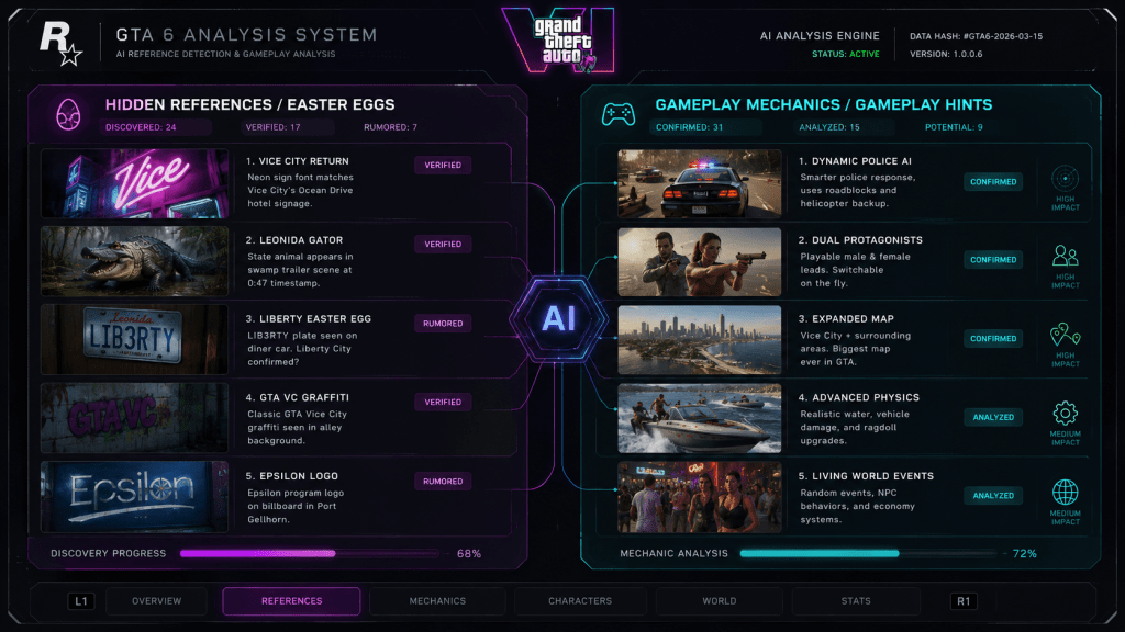 7 Easter Egg GTA 6 Tersembunyi yang Jutaan Penonton Terlewatkan
